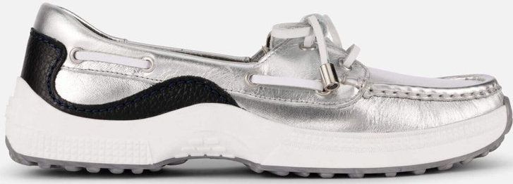 ZOO Adventure - Susan - Mocassin - Zilver - Metallic Leder