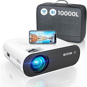Wifi Bluetooth Mini Beamer Full HD Ondersteuning 1080p Thuisbioscoop 300 inch Display