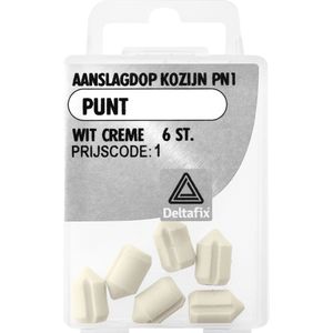 Deltafix - Aanslagdop Kozijn - Wit - Tuinieren/Ijzerwaren