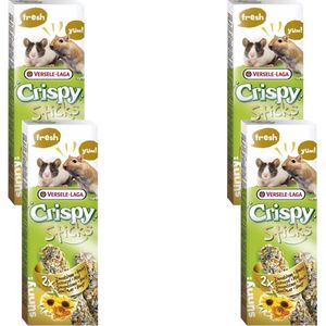 Versele-Laga Crispy Sticks Gerbil&Muis Zonnebloem - Knaagdiersnack - 4 x Natuur 2x55 g