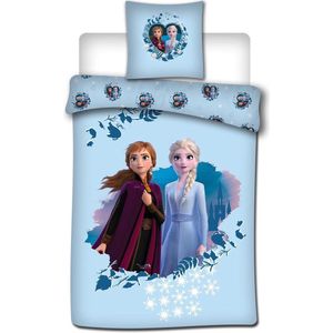 Disney Frozen Dekbedovertrek - Eenpersoons - 140 x 200 cm - Flanel