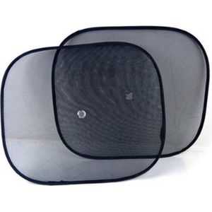 Auto Zonnescherm - Zwart - Set van 2 - 36 x 45 cm