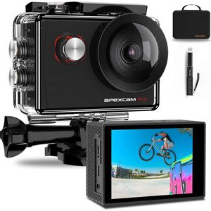 Apexcam M90Pro 4K Sport Camera - Ultra HD met EIS en Accessoireset