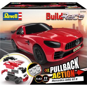 1:43 Revell 23154 Build n Race Mercedes-AMG GT R - red Plastic Modelbouwpakket