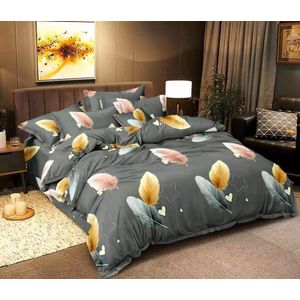 Dekbedovertrek - Golden Plume - 240 x 220 cm - Micropercal