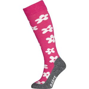 Barts Skisock Flower Kids Wintersportsokken Unisex - Roze - Maat 31-34