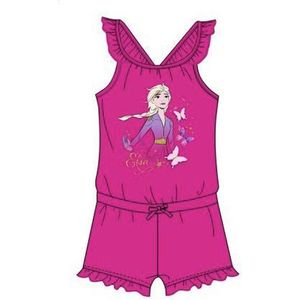Disney Frozen II onesie / jumpsuit - Elsa - fuchsia - maat 116 (6 jaar)
