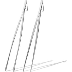Professionele kookpincet van roestvrij staal - Set van 2 - 30,5 cm - Keukenpincet met antislip handvat