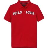 Tommy Hilfiger Kb0kb09102 Korte Mouw Poloshirt Rood 8 Years Jongens