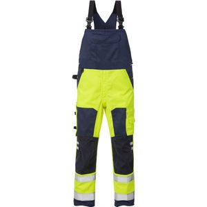 Fristads Hi Vis Amerikaanse Overall Klasse 2 1015 Plu - Hi-Vis geel/marineblauw - C52