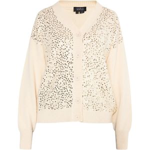 usha - Strickcardigan - Zwart