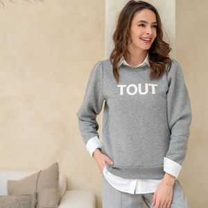 Grijze Sweater van Je m'appelle - Dames - Maat 38 - 6 maten beschikbaar