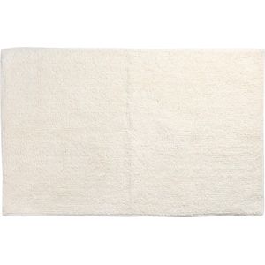Differnz Initio badmat, geschikt voor vloerverwarming ��– 100% katoen – Off white – 50 x 80 cm