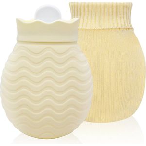 Mini Siliconen Warmwaterkruik 320 ml - Handwarmer en Pijnverlichter voor Nek en Rug