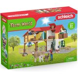 schleich FARM WORLD Speelfigurenset - Grote Boederij met Stal en Dieren - Kinderspeelgoed voor Jongens en Meisjes - 3 tot 8 jaar - 52 Onderdelen - 42407