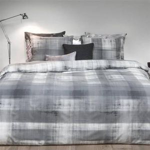 Refined Bono flanel dekbedovertrek - Grey - 1-persoons (140x200/220 cm + 1 sloop)