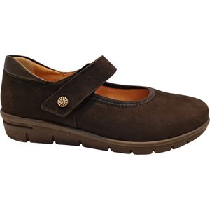 Hartjes 162.0901/99 01.01 Breedte H Dames Instappers - Zwart - 36