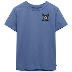 Kuromi Geborduurd Portret Premium T Shirt Kinderen