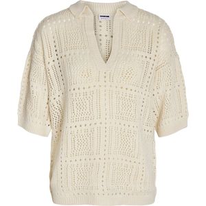 Noisy may Trui Nmharper Polo Neck Knit 27026132 Pearled Ivory Dames Maat - XL