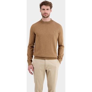 Lerros - Gebreide Trui - Light Coffee Melange - Heren-trui met Turtleneck