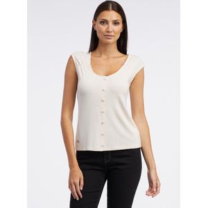 Ragwear dames top - mouwloos - top dames - Latisha - beige - maat XL