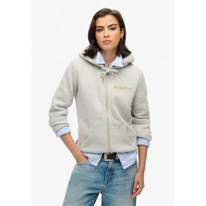 Superdry - Luxe Hoodie - Dames - Met Metallic Logo en Rits
