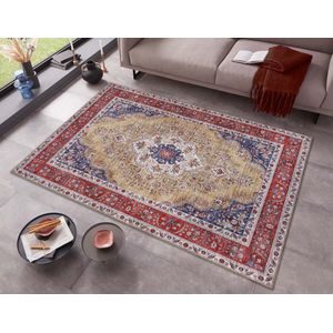 Perzisch tapijt Tabriz Miray - goud/meerkleurig 200x290 cm