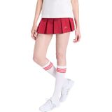 adidas Mujer Seasonal Essentials Colorpop Skirt with inner Leggings, active maroon/off white, XXL