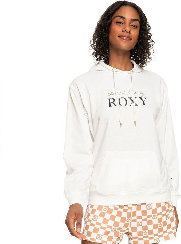 Roxy - Surf Stoked - Sweatshirt - Wit - Met Rits - Voor Dames