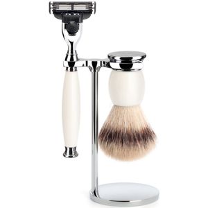 MÜHLE -Scheerset 3-delig Sophist - Porselein Mach3