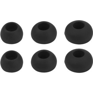 Ibley Oortips voor JBL Flash/FlashX/Flash Rock/FlashX Rock zwart - Siliconen Earbuds - 3 Maten - 3 Paar
