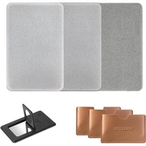 Credit Card Size Diamond Sharpening Stone Knife Sharpener - Coarse Fine Extra Fine - Home Garden Tool Sharpener (3-Pack)