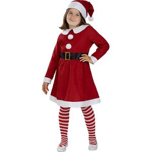 FUNIDELIA Kerst kostuum voor meisjes - 10-12 jaar (146-158 cm) - Rood
