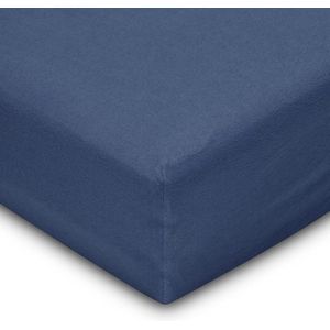 hoeslaken 160 x 200 cm microvezel hoeslaken marineblauw voor bed, ademend hypoallergeen laken, anti-mijt, lichtgewicht, zacht en kreukvrij met 30 cm diepe zak, wasbaar in de machine