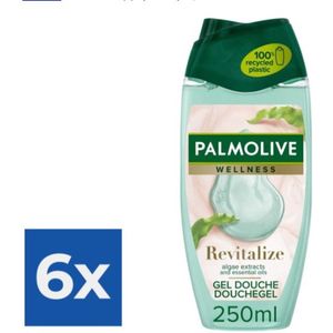Palmolive Wellness - Douchegel - Revitalize - 6 x 250 ml - Voordeelverpakking