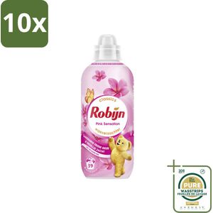 10 x Robijn – Wasverzachter – Pink Sensation – 780 ml - Grootverpakking - Koffiezetapparaat