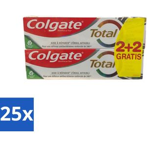 Colgate Total - Geavanceerde Tandvleesverzorging - Tandpasta - Met Fluoride - 4 x 75ml - Bulkverpakking - 25 stuks