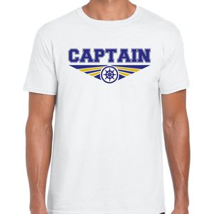 Captain t-shirt heren - beroepen / cadeau / verjaardag M