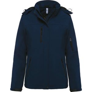 Kariban - K651 - Gewatteerde Softshell Damesparka - Navy