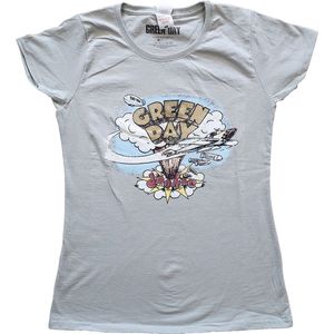 Green Day - Vintage Dookie Dames T-shirt - XS - Grijs
