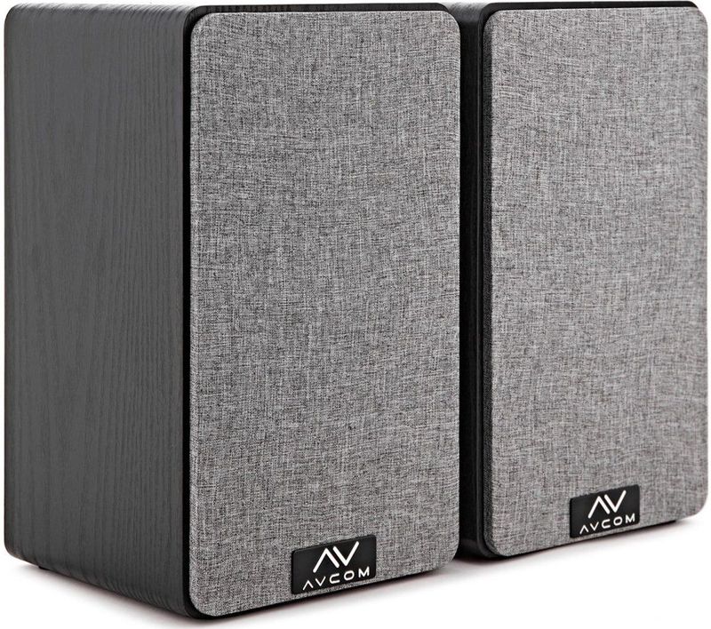 AVCOM 5 boekenplankluidspeakerpaar, zwart