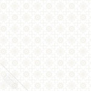 INGK Behang - Puck & Rose - Kinderbehang - Bloemmotief Wit/Beige