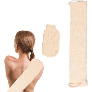 Peelinghandschoenen voor lichaamsscrub - set van 2 stuks voor heren, dames en kinderen