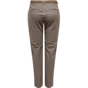 Jacqueline de Yong Broek Jdychicago Mw Belted Chino Pants Pn 15311897 Walnut Dames Maat - W25 X L32