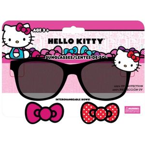 Hello Kitty Zonnebril Junior Zwart/rood/roze One-size 3-delig