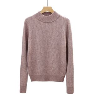 Livano Sweater Dames - Sweaters - Hoodie - Warme Trui - Vest - Lila - S