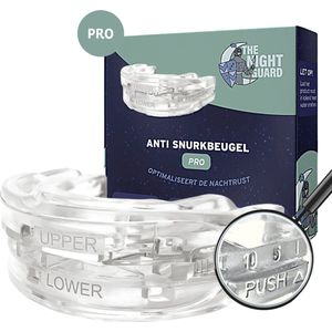 The Night Guard® Anti Snurk Beugel Pro - Snurken - Verstelbaar - Nachtbeugel – Snurkbeugel - Anti Snurk Beugel - BPA Vrij - Anti Snurk