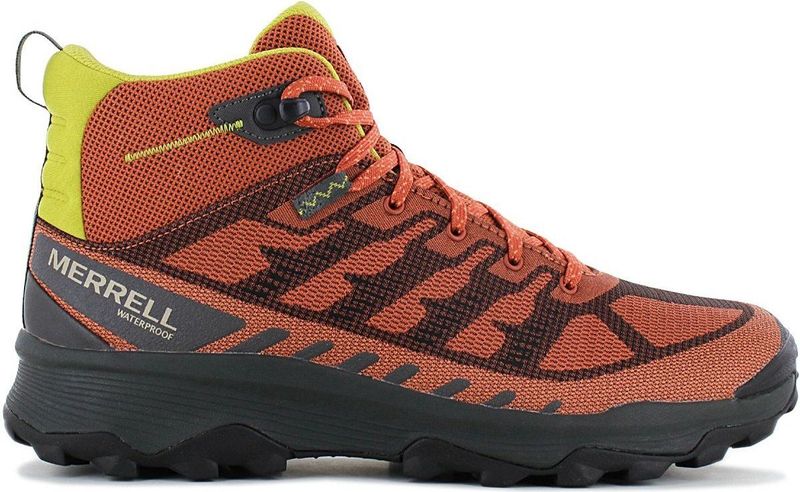 Merrell - Speed Eco Mid WP - Wandelschoenen - Oranje - Mesh/Synthetisch