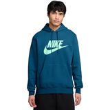 Nike club fleecehoodie in de kleur groen.