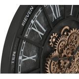 Esprit - Muurklok - Zwart - Ijzer - 75 cm